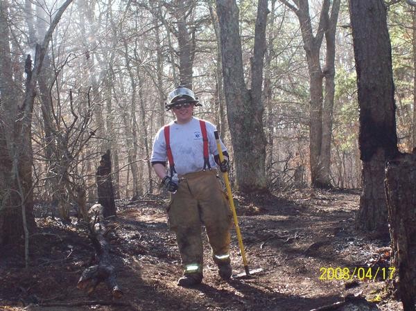 Ben at brush fire 4/17/08